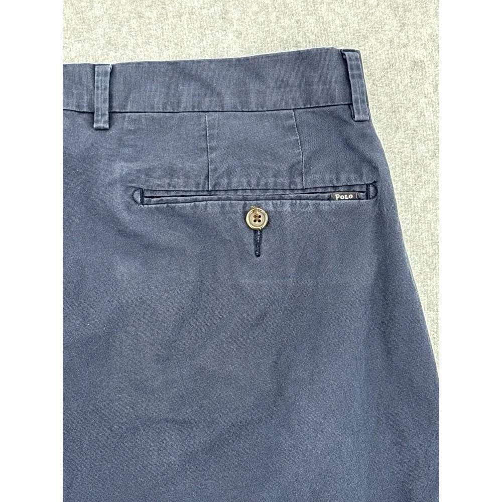 Polo Ralph Lauren Straight Fit Navy Chino Pants 33x29 Stretch